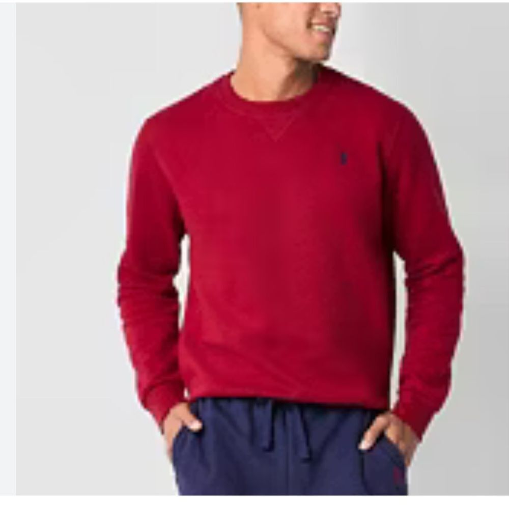 Polo Ralph Lauren Men's Classic Knit Sweater XXL Red Crew Neck Preppy Holiday